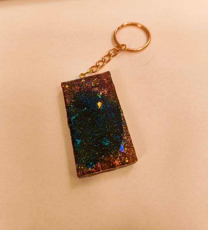 Blue Sparkle Keychain - M.V.G Skart