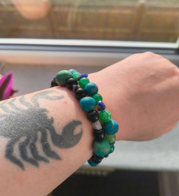 Blue &amp; Green Bracelet - M.V.G Skart