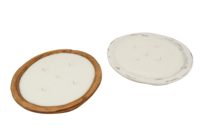 Medium Round Dough Bowl-10-12 inches -Mixed Pack-Waxed & White