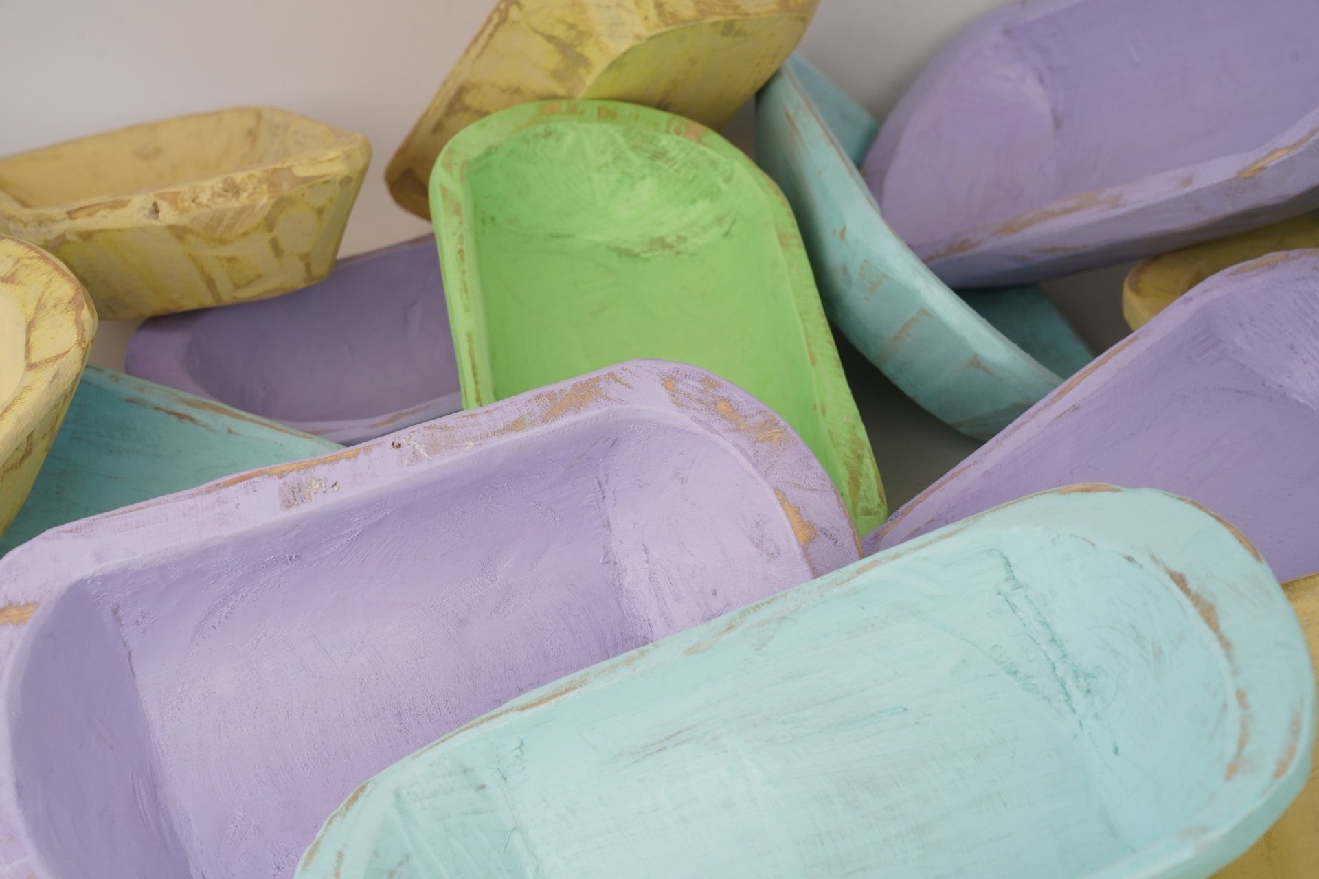 Mini Plus Dough Bowl-6x12 inches-Spring Color Pack-4 Colors-12 PCS