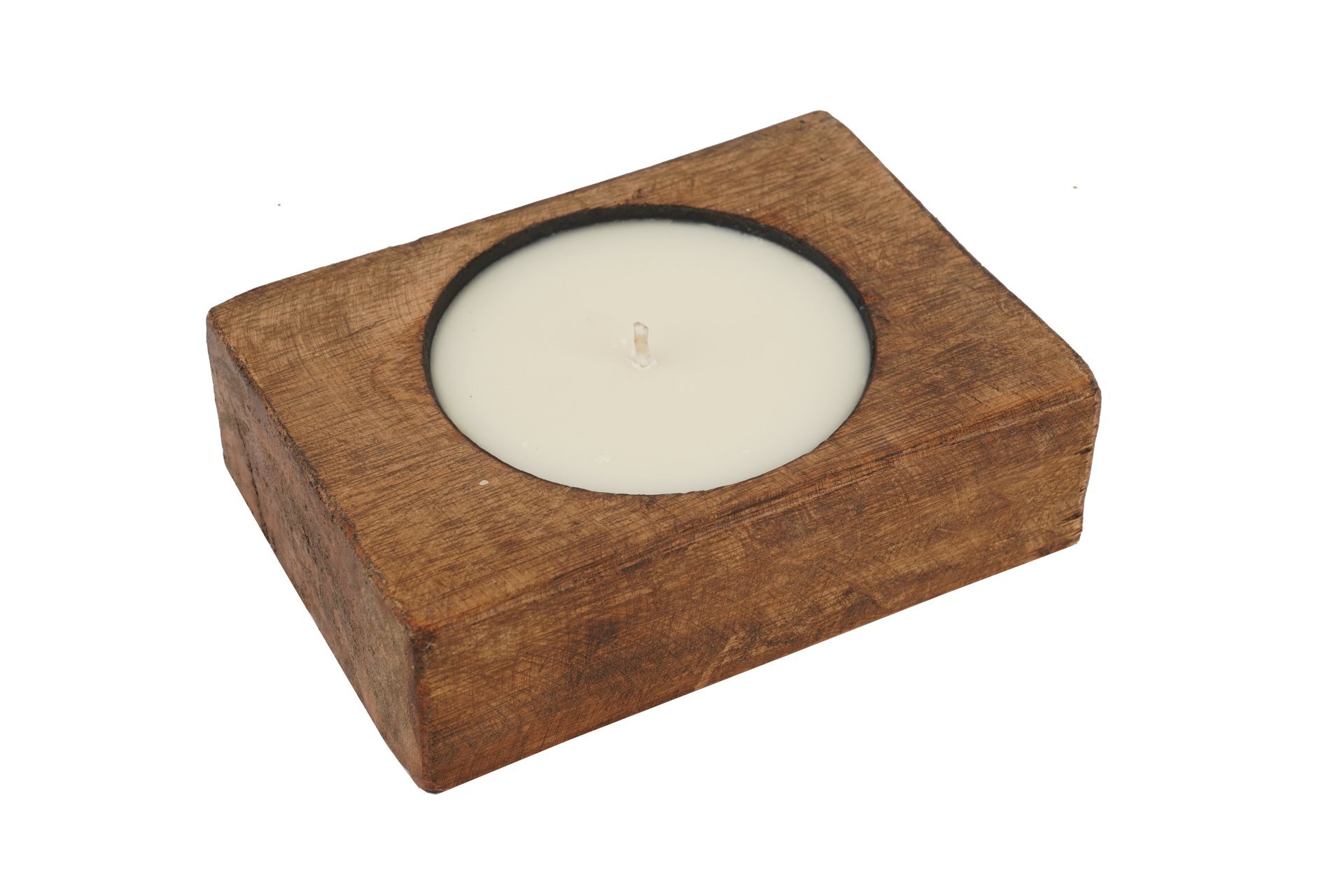 One Hole Cheese Mold-Candle Ready-4.5-6 x 2 inches-Waxed