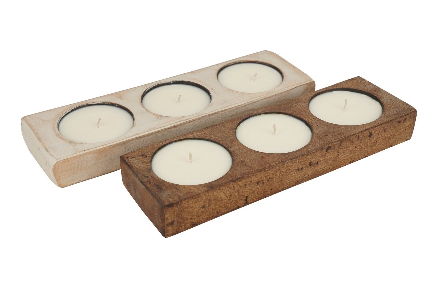 Three Hole Cheese mold-Wood-Handmade-17 x 5 x 2 inches-Candle Ready-3 Hole Cheese Mold