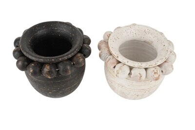 Beadzie Jar Candle Clay Vessel-Mixed Pack -Candle Pour Ready-Mixed Pack-10 PCS