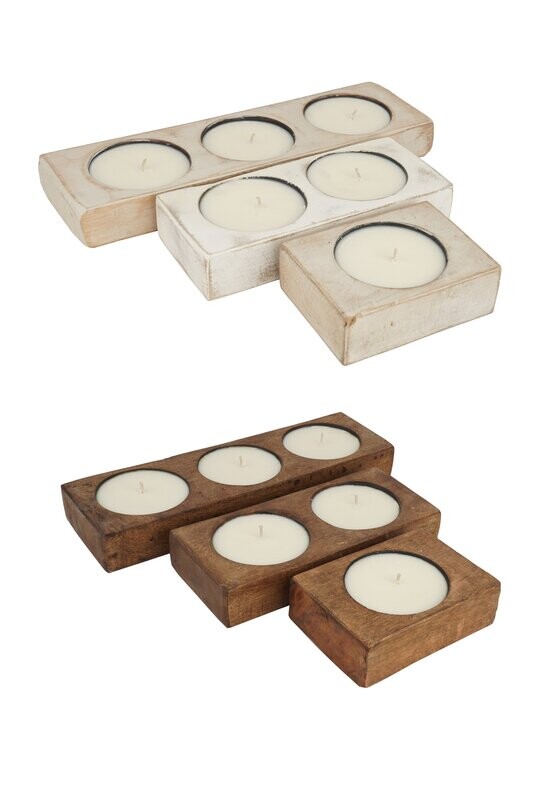 Cheese Mold Trio-10 Pieces-Wood-Rustic-Handmade-Candle Pour