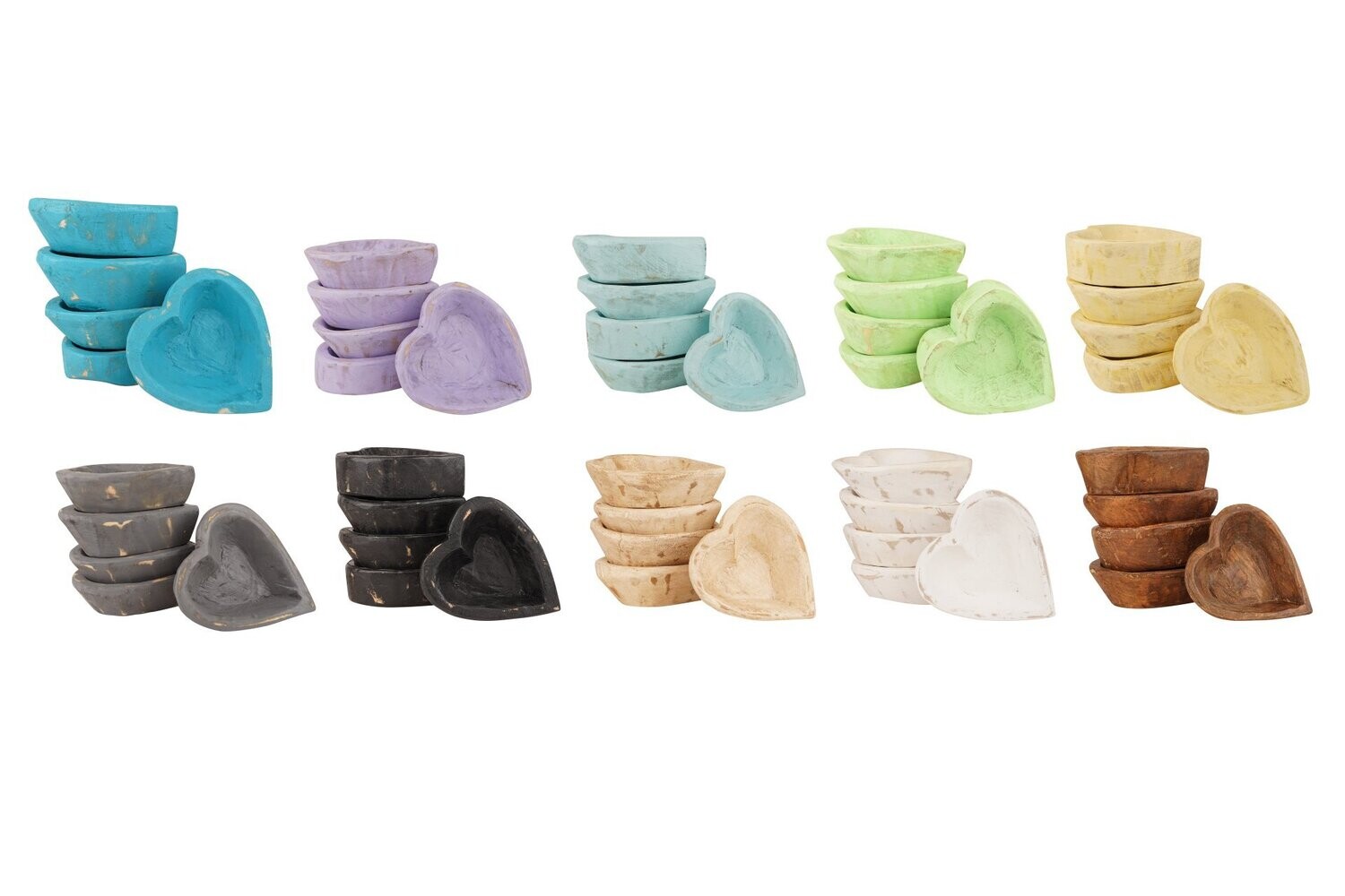 Heart-Mini Carved Heart -6x7 inches-Mini Carved Heart- 13 Color Choices