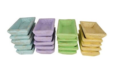 Sierra (tm) Mini Dough Bowl-6x10 Inches-Spring Color Pack-4 Colors-20 PCS
