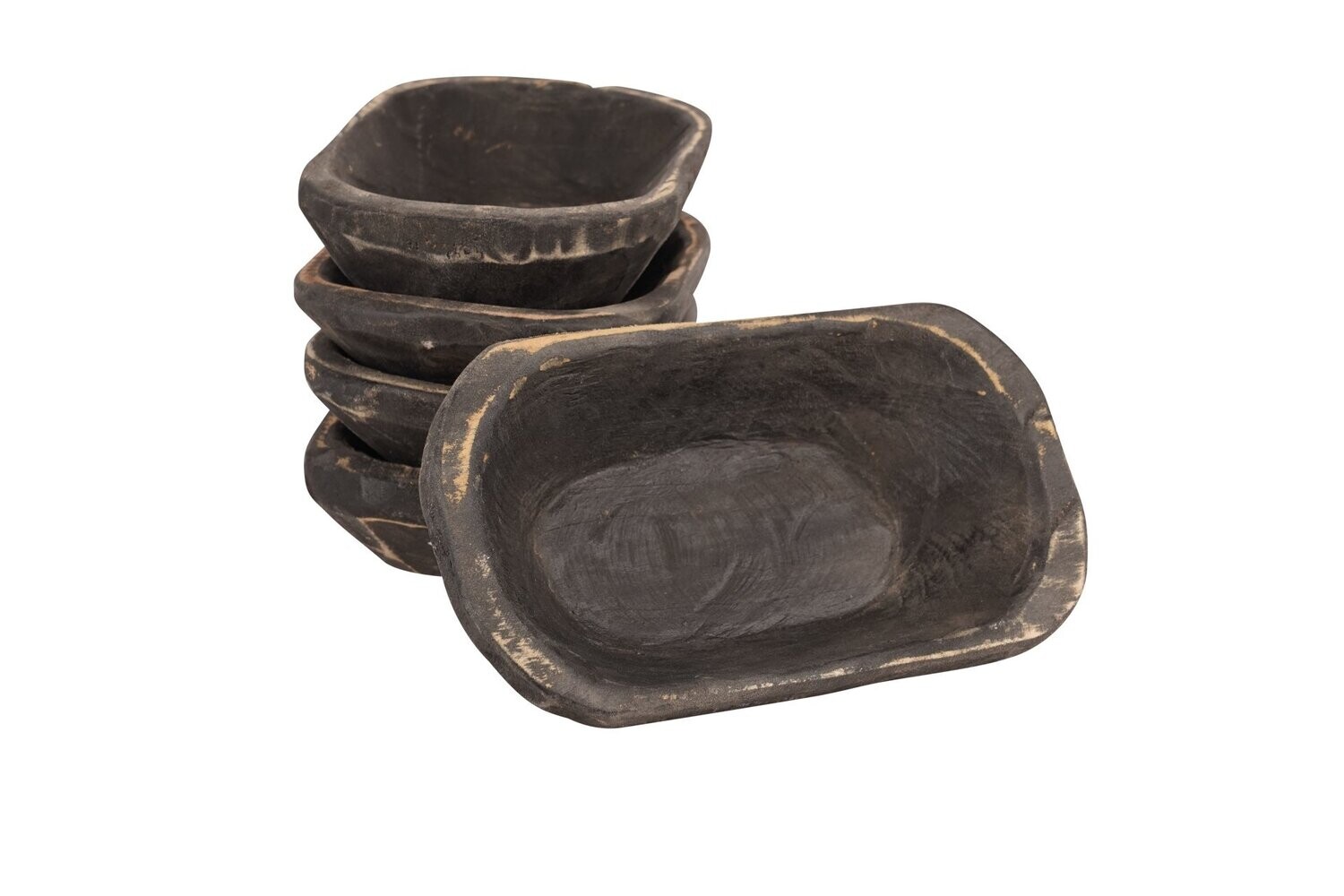 Mini Dough Bowl -Candle Ready-6x10 inches-Black
