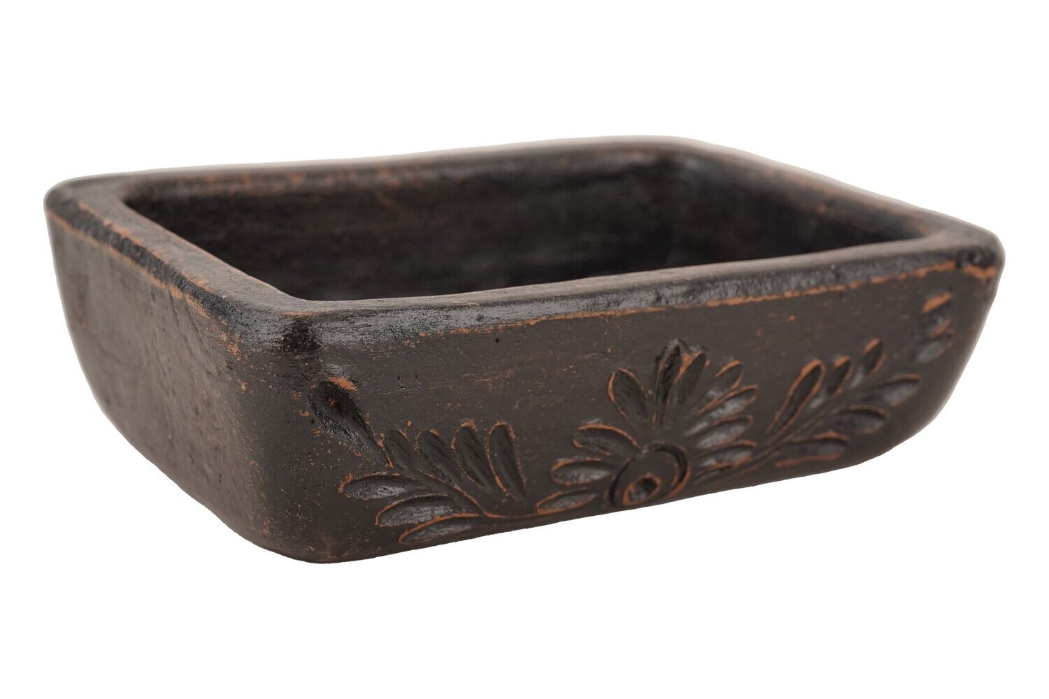 Boho Clay  Candle Clay Vessel-6x9 inches-Four Color Choices-NEW, COLOR: Black