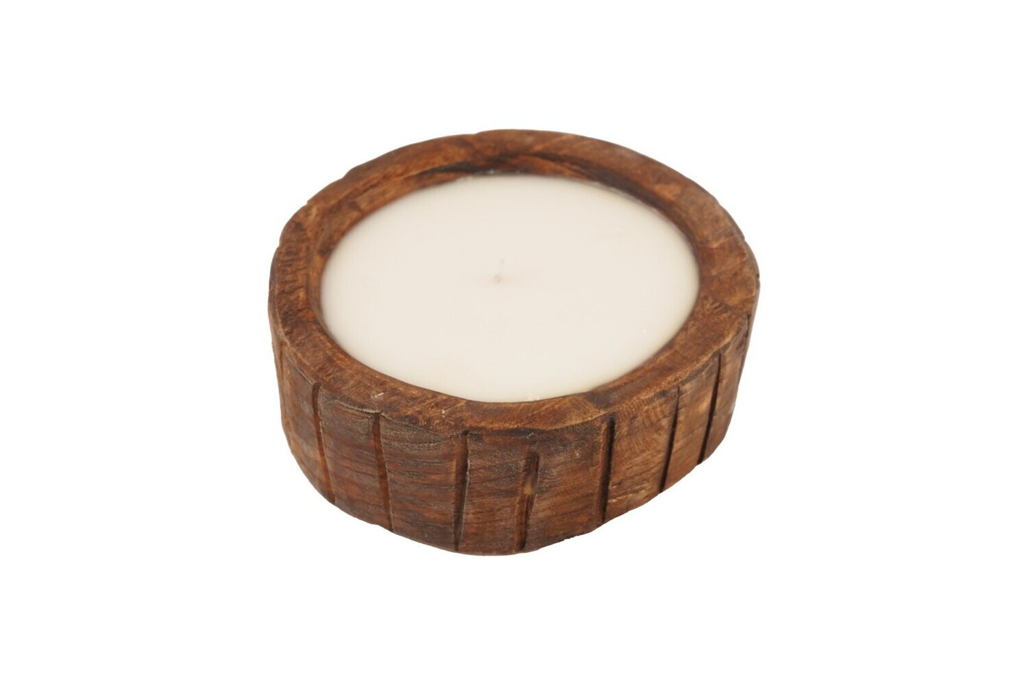 Ridgy (tm) Mini Round Dough Bowl-Exclusive Design-Candle Pour  Waxed