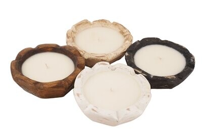 Stubby (tm) Mini Flower Dough Bowl -6 inches-Quad Pack-4 Colors