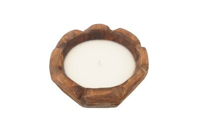 Stubby (tm) Mini Flower Dough Bowl -6 inches- Waxed