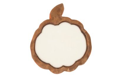 Farmhouse Pumpkin-Large-Candle Ready -11x11 inches-6 Color Choices, COLOR: Waxed