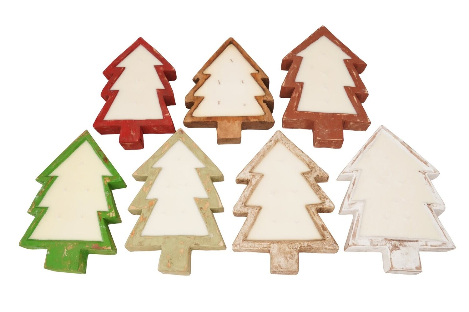 Christmas Tree Dough Bowl-Large-9x13 inches-Christmas Tree-Large-7 Color Choices