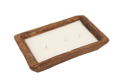 Sierra (tm) Mini Bowl - Candle Ready-6x10 inches- Waxed