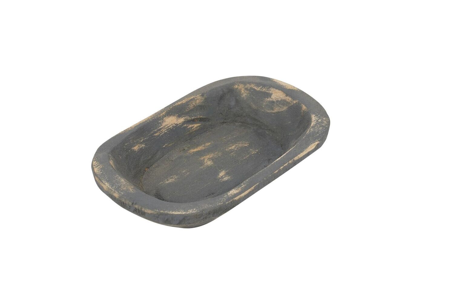Mini Dough Bowl - Candle Ready-6x10 inches-Industrial Gray