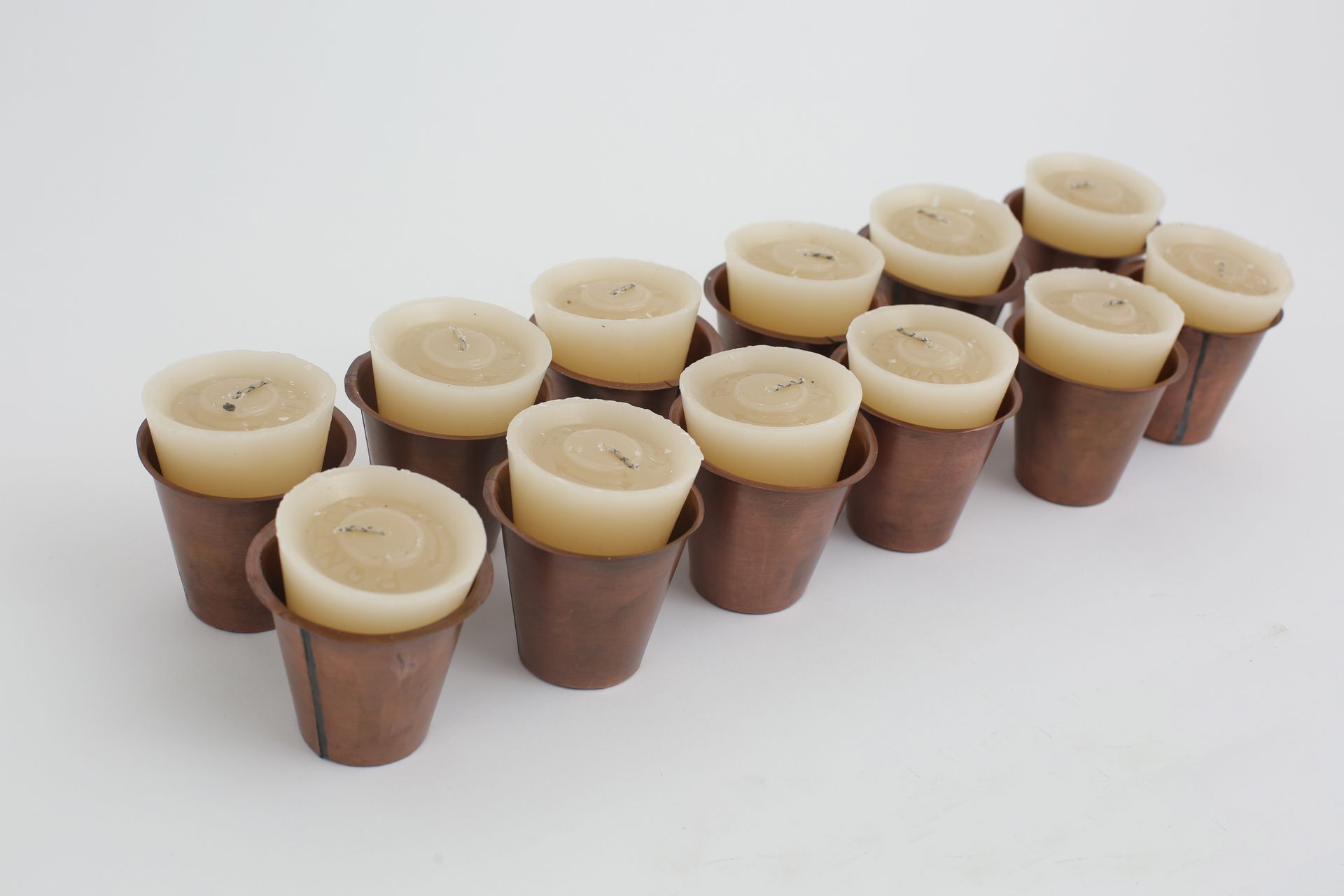 Sugar Mold Tin Inserts-Flat-Copper Tone-Flat Inserts