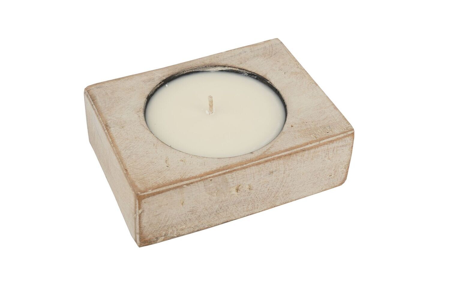One Hole Cheese Mold-Candle Ready-4.5-6 x 2 inches-One Hole-Cheesemold-White