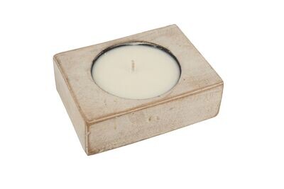 One Hole Cheese Mold-Candle Ready-4.5-6 x 2 inches-One Hole-Cheesemold-White