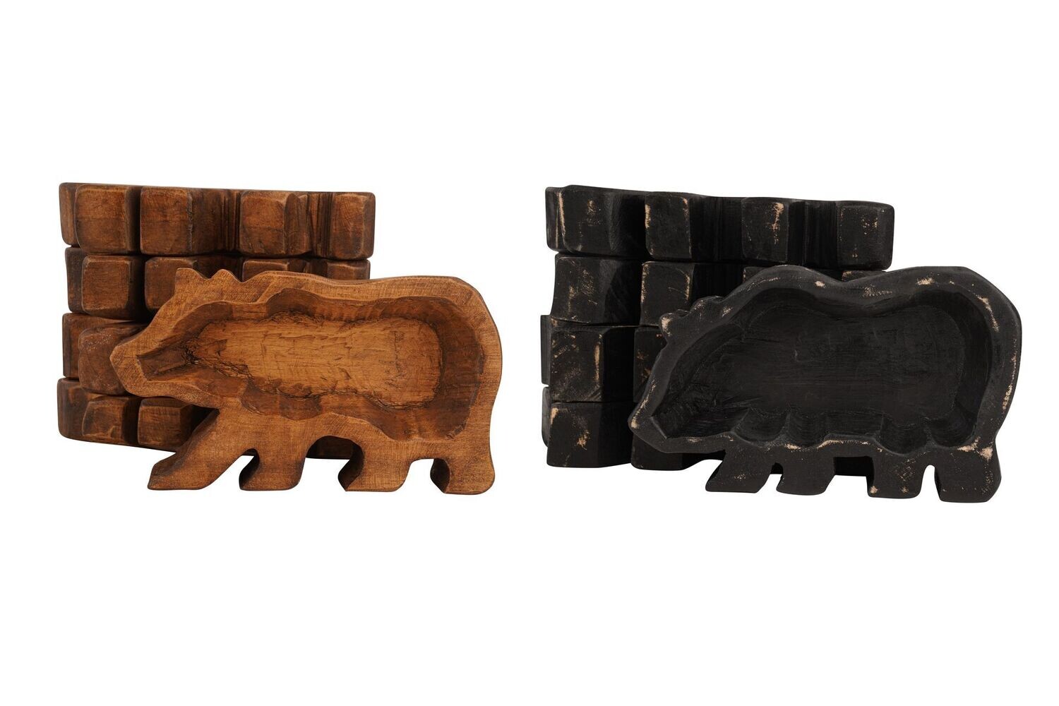 Grizzly Bear Dough Bowl-Candle Ready-Grizzly Bear Dough Bowl-6x10