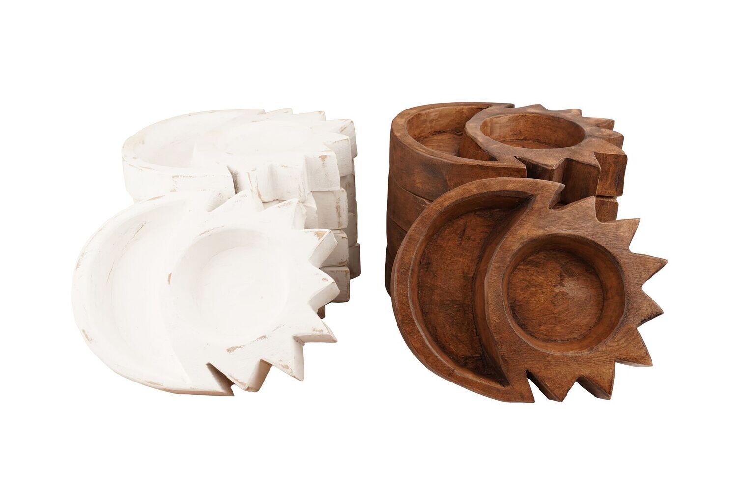 Eclipse Dough Bowl-Mixed Pack-9 x 9 x 2 in.-Wood-Candle Ready-Mixed Pack