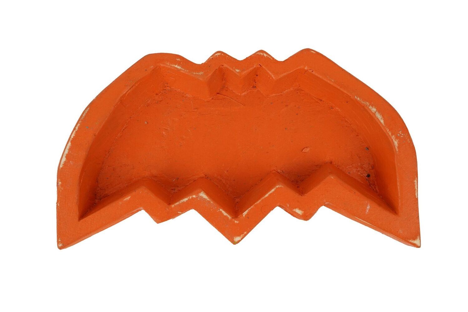 Bat Dough Bowl-10x6x2 inches-Boo Collection-Candle Ready-5 Color Choices-Bat Dough Bowl, COLOR: Orange
