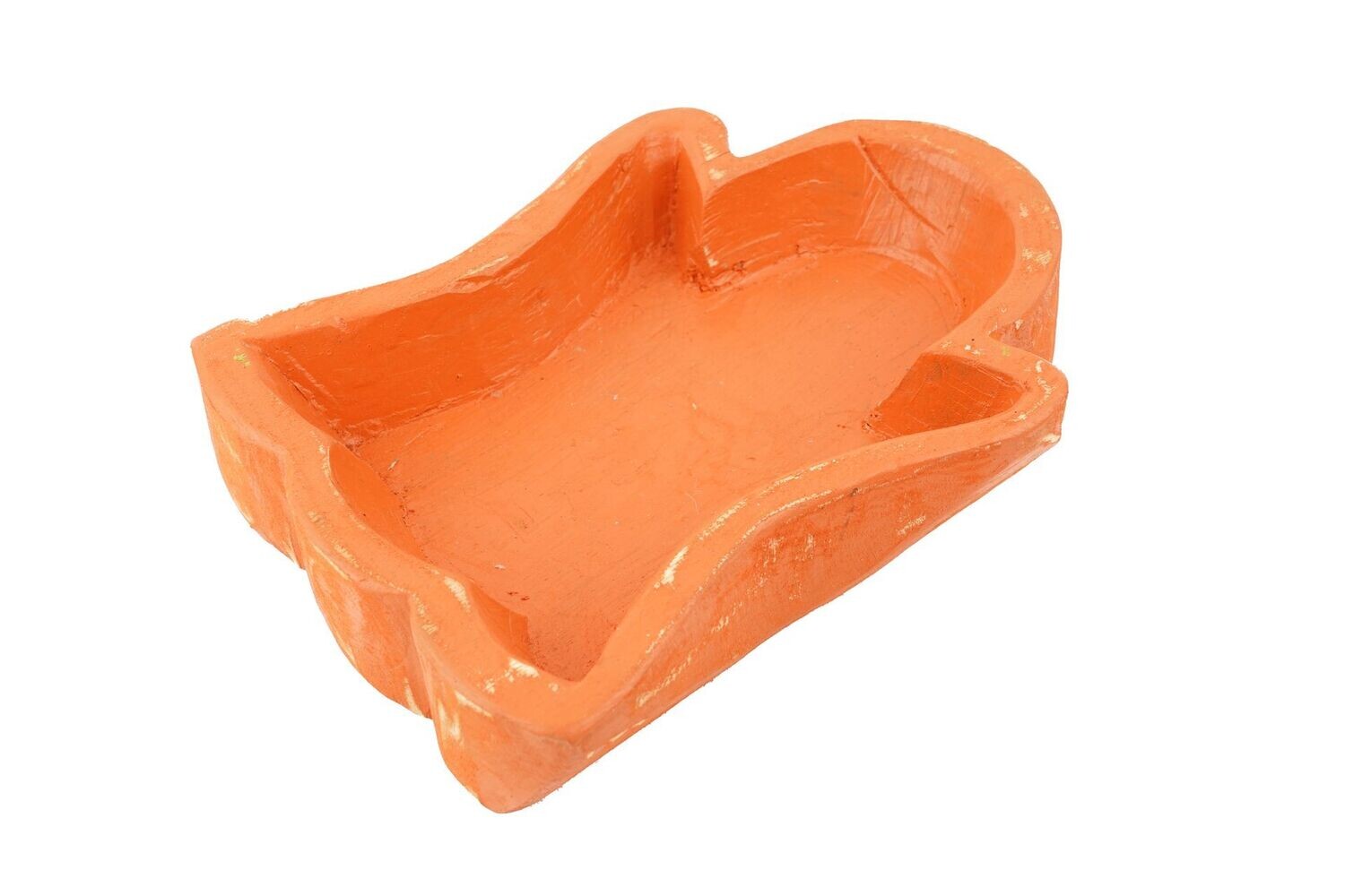 Ghost Dough Bowl-8x10x2 inches-Boo Design-Candle Ready-6 Color Choices--Ghost Dough Bowl, COLOR: Orange