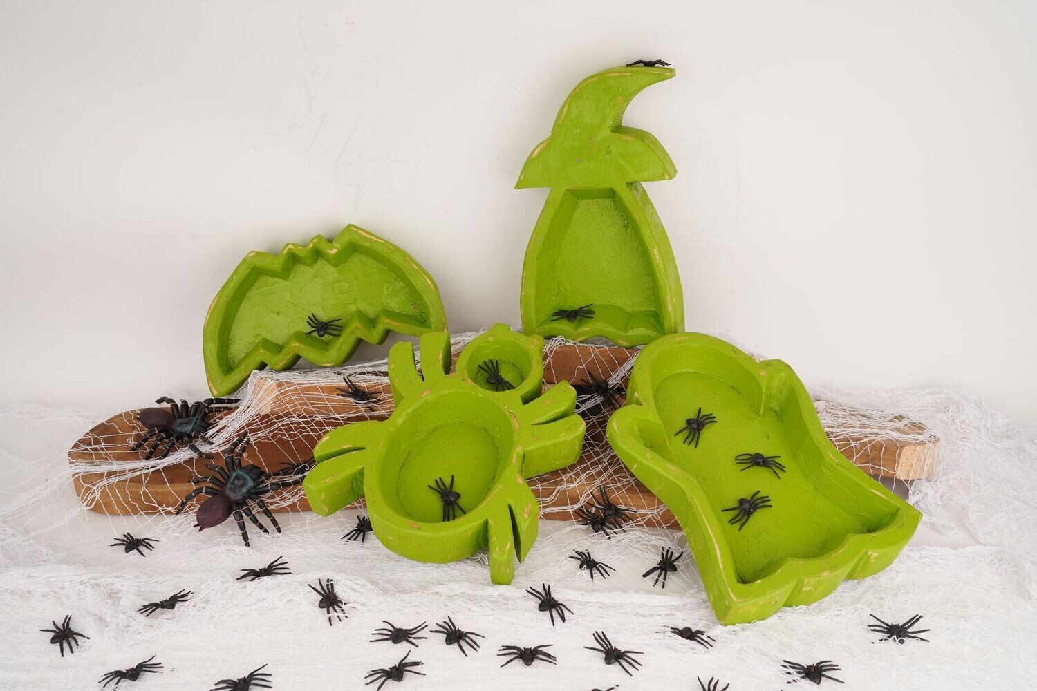 Complete Boo Collection-Lime Green-All 4 Designs-Candle Ready-Complete Boo Collection-Lime Green-8 PCS