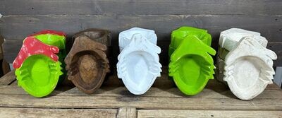 Complete Assorted Pack-Grouch Dough Bowl-7x9-New Design-Candle Ready-Grouch-NEW-Christmas Grouch Dough Bowl-Complete Assorted Pack-10 PCS