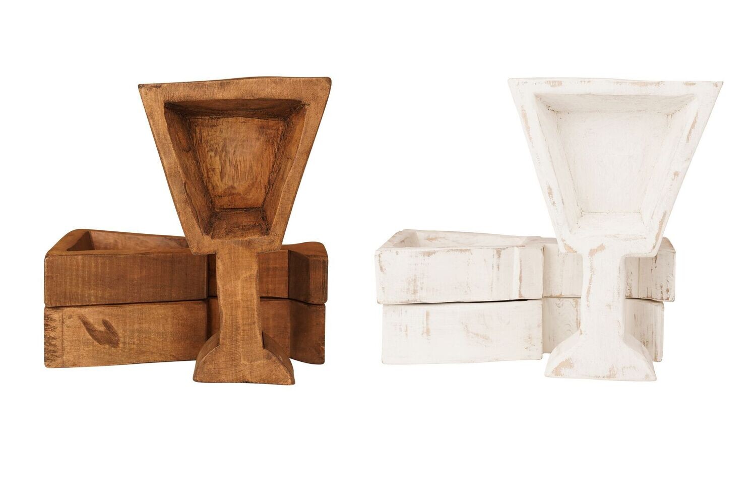 Martini Glass Dough Bowl-Mixed Pack-6 x 10 x 2 in-Candle Ready-Carved Martini Glass-Martini-Mixed Pack-10 PCS