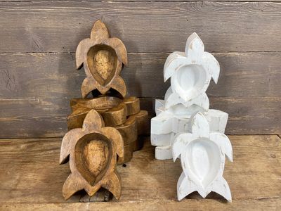 Super Mini Turtle Dough Bowl-Mixed Pack-5x7-Candle Ready-Super Mini-Turtle Mixed Pack-NEW Size-16 Pieces