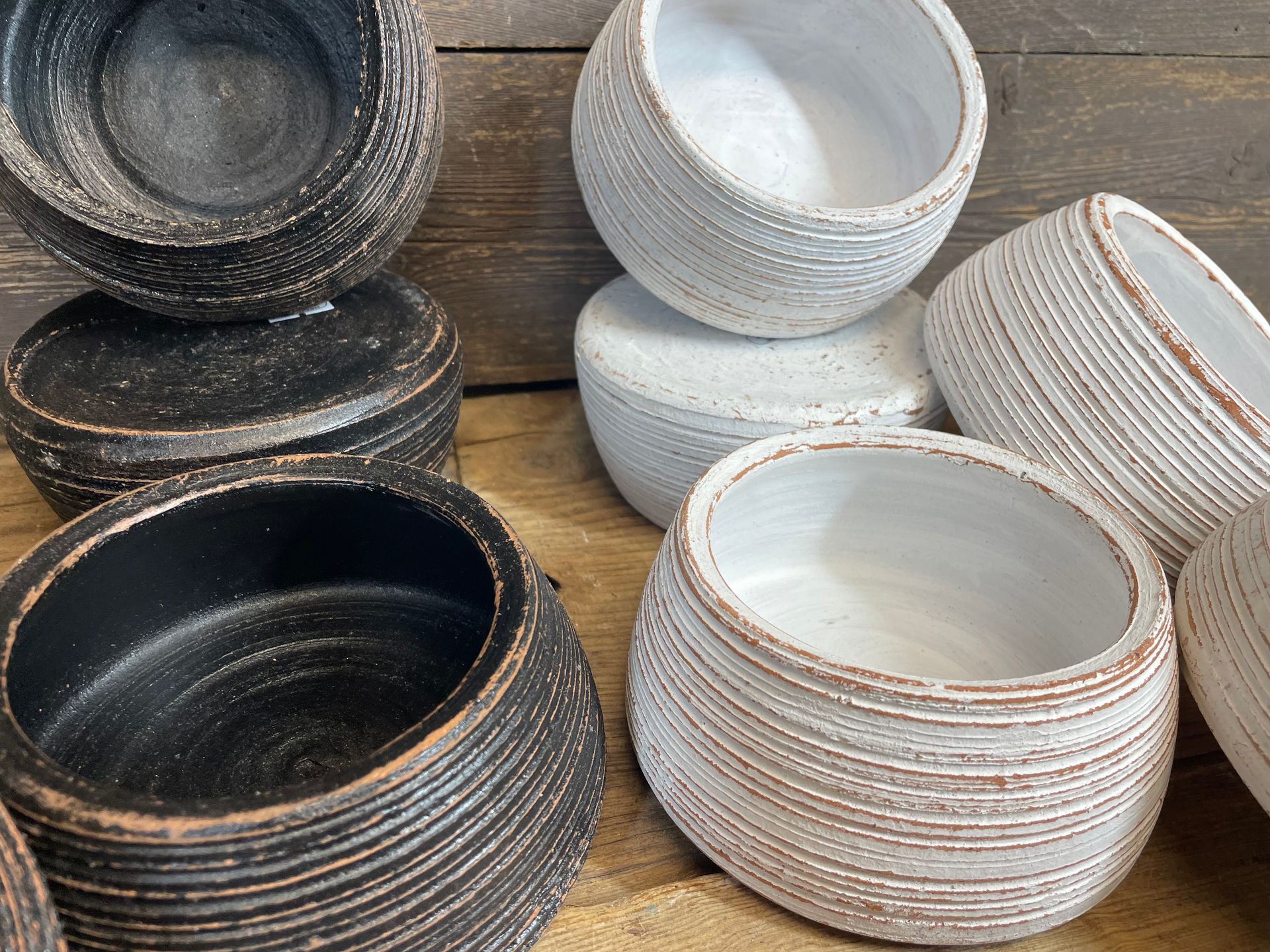 Hiveyâ„¢ Candle Vessel-Mixed Pack-Candle Ready-Clay-6 x 3 inches-Exclusive Design-Farmhouse Style- Hiveyâ„¢-Mixed Pack-10 Pieces