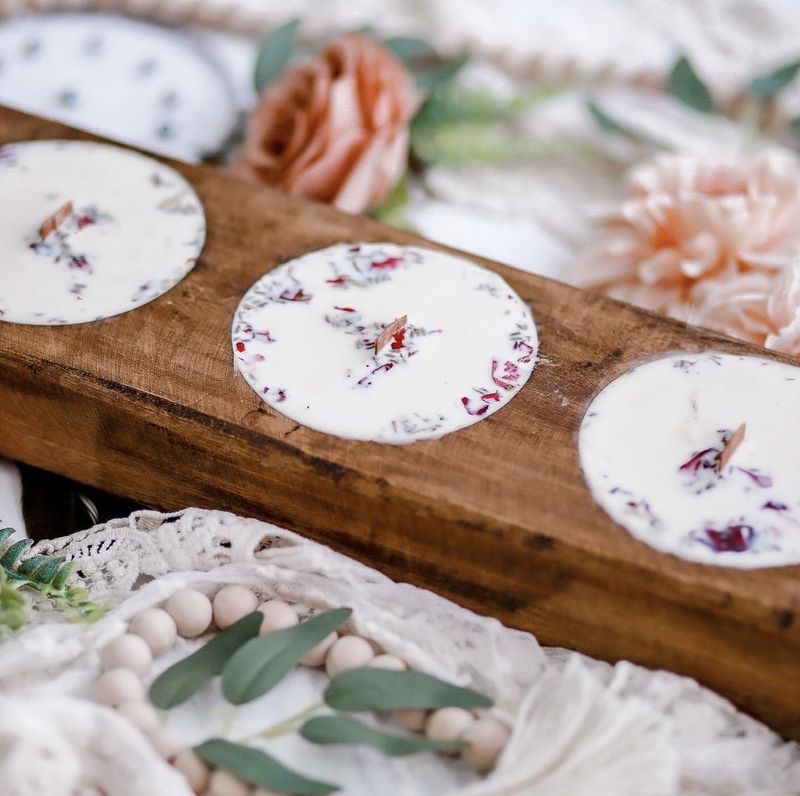 Three Hole Cheese Mold-Wood-17 x 5 x 2 inches-Candle Ready-3 Hole Cheese Mold-Waxed