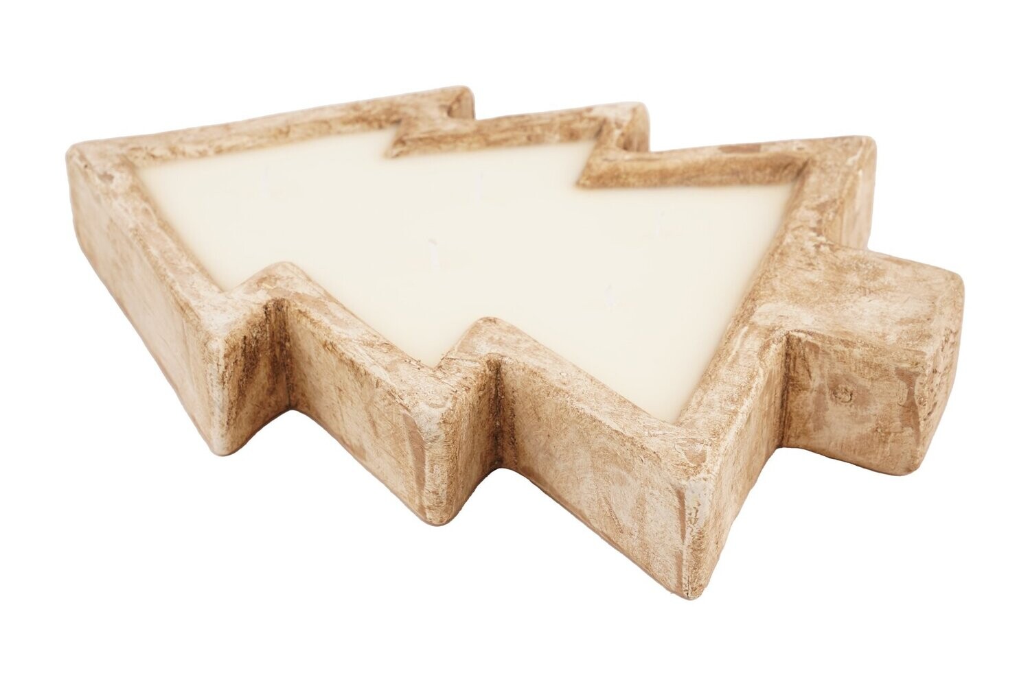 Christmas Tree Dough Bowl-Large-9x13 inches-Christmas Tree-Large-7 Color Choices Christmas Tree Dough Bowl-Large-9x13 inches-Christmas Tree-Large-7 Color Choices, Colors: Antiqued White