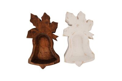 CLEARANCE-Bell Dough Bowl-Mixed Pack-6x11 inches-Xmas-Christmas Bell-Candle Ready- Mixed Pack-10 PCS