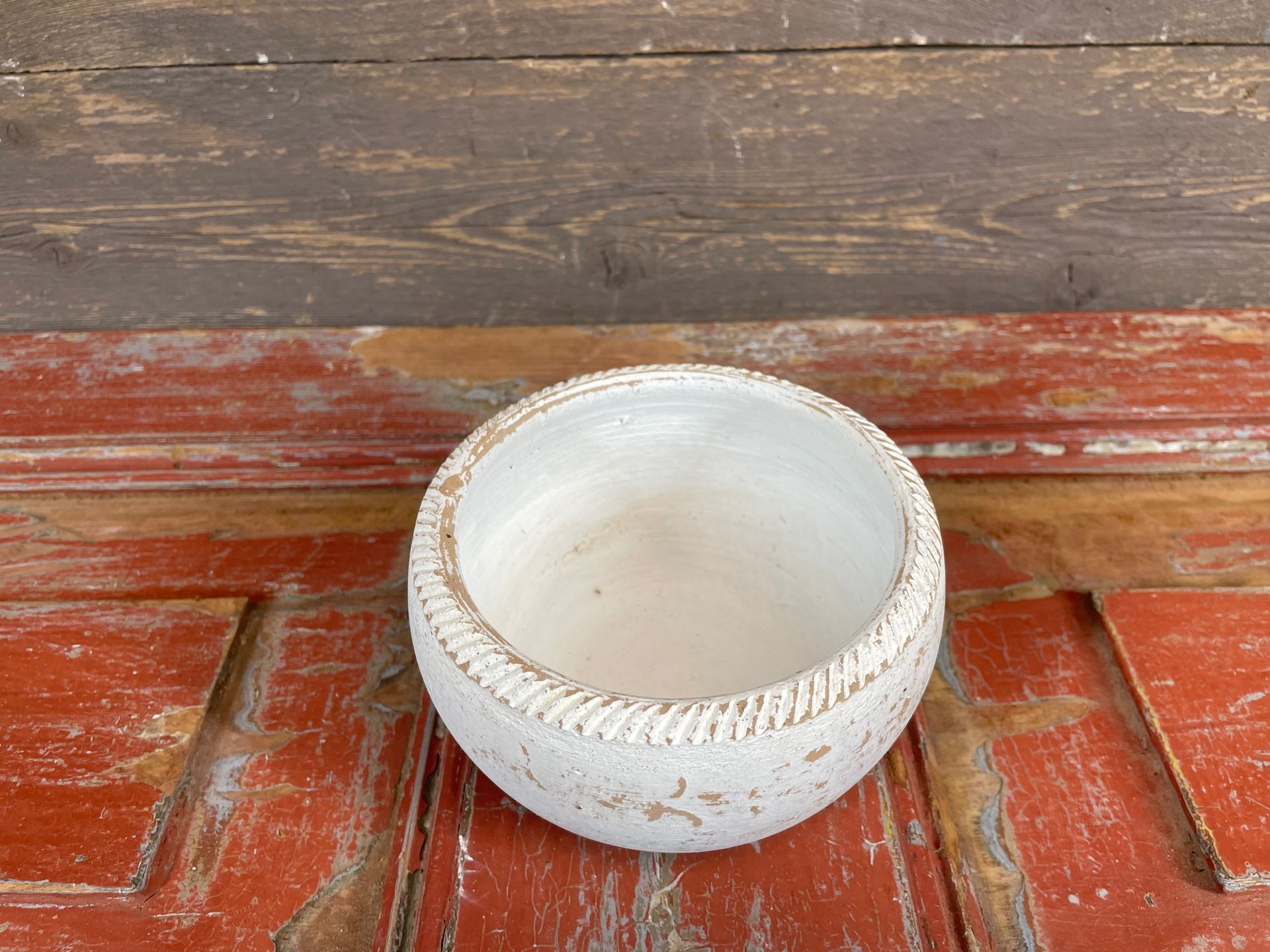 Pearl Candle Vessel-Handmade-Candle Pour-Clay-5 x 3 inches-Exclusive Design-NEW-Farmhouse Style- Pearlâ„¢-White-10 Pieces