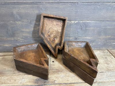 Nevada Bowl-8 x 13 x 2 inches-Wood-Handmade-Candle Ready-Carved-Waxed