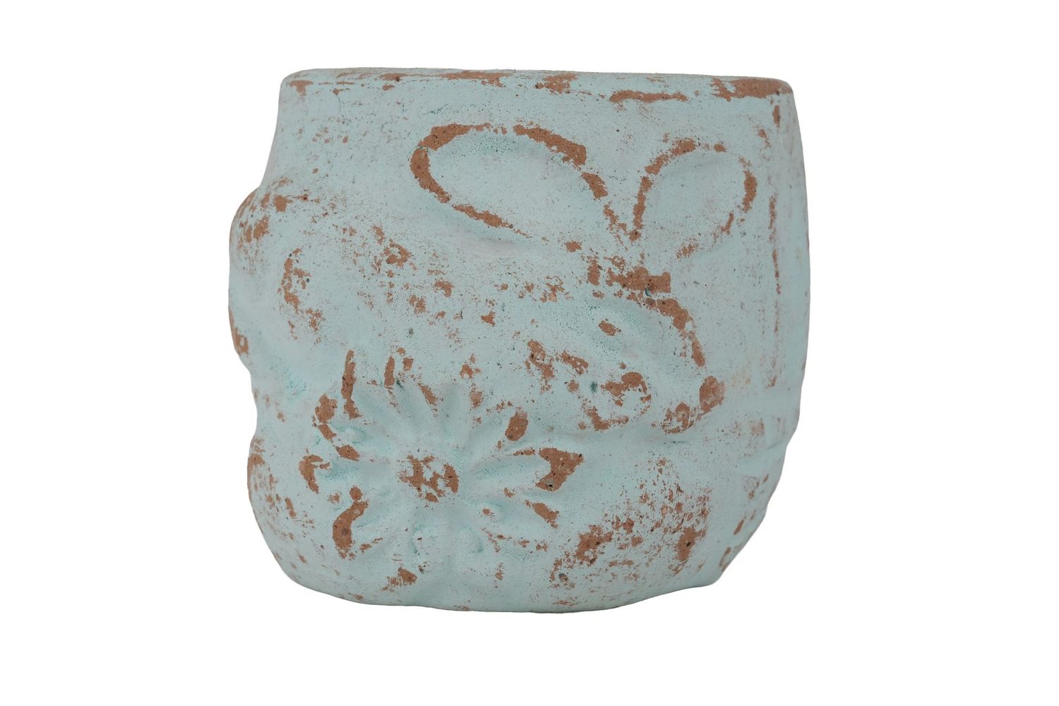 Hoppy Candle Vessel-Candle Ready-Clay-5 x 4 in-Exclusive Design-Easter Bunny-Primitive-Turquoise-10 PCS Hoppy Candle Vessel-Candle Ready-Clay-5 x 4 in-Exclusive Design-Easter Bunny-Primitive-Turquoise-10 PCS