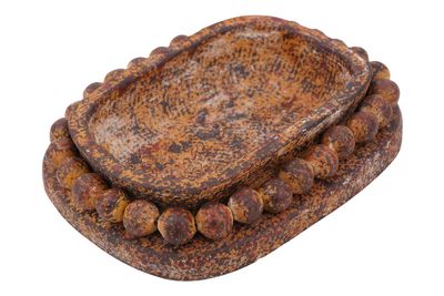 NEW SMALLER SIZE-Ovee Beaded Candle Ready Clay Vessel-7x9 inches-Red--10 Pieces NEW SMALLER SIZE-Ovee Beaded Candle Ready Clay Vessel-7x9 inches-Red--10 Pieces