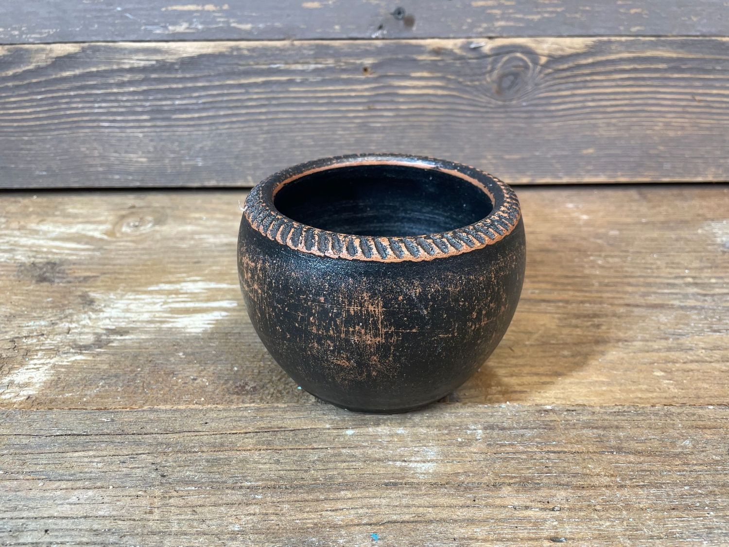 Pearl Candle Clay Vessel-Handmade-Candle Ready-5 x 3 inches-Exclusive Design-10 Pieces-Black Pearl Candle Clay Vessel-Handmade-Candle Ready-5 x 3 inches-Exclusive Design-10 Pieces-Black