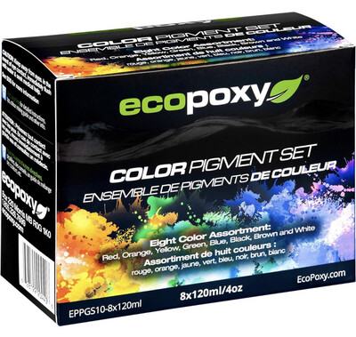 Ecopoxy Color Pigment Set 8x60ml/2oz