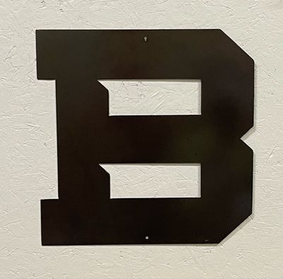 Metal Bonaventure Bona B Silhouette Wall Cutout