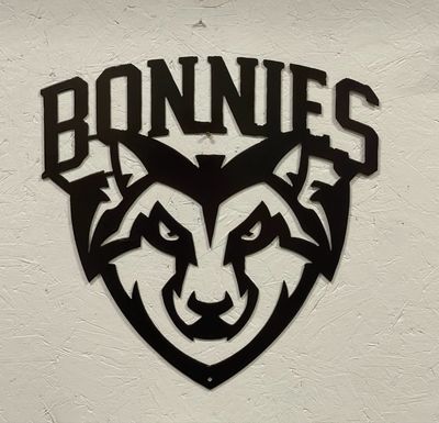 Metal Bonaventure Silhouette Bonnies Wolf Cutout