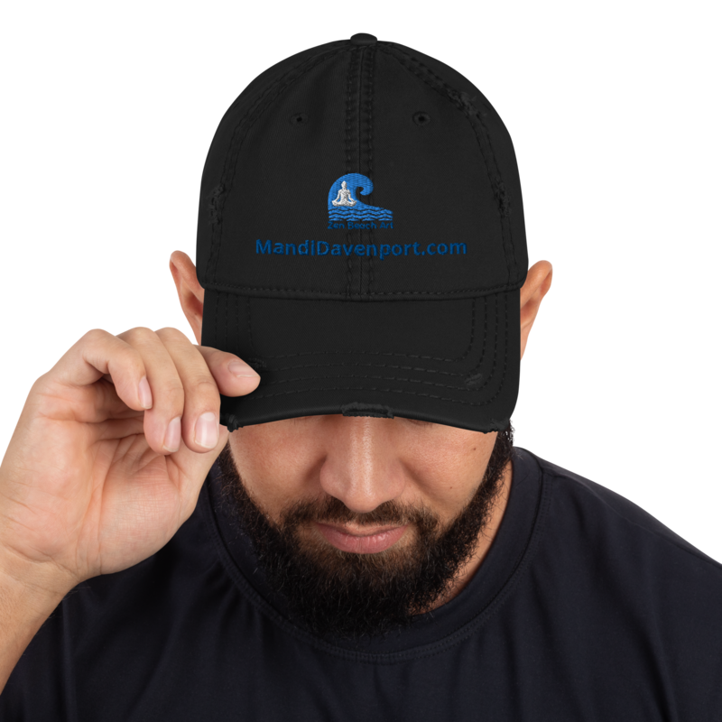 Distressed Hat Zen Beach Art