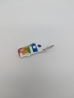 RV Keychain 3D Print Epoxy Fill