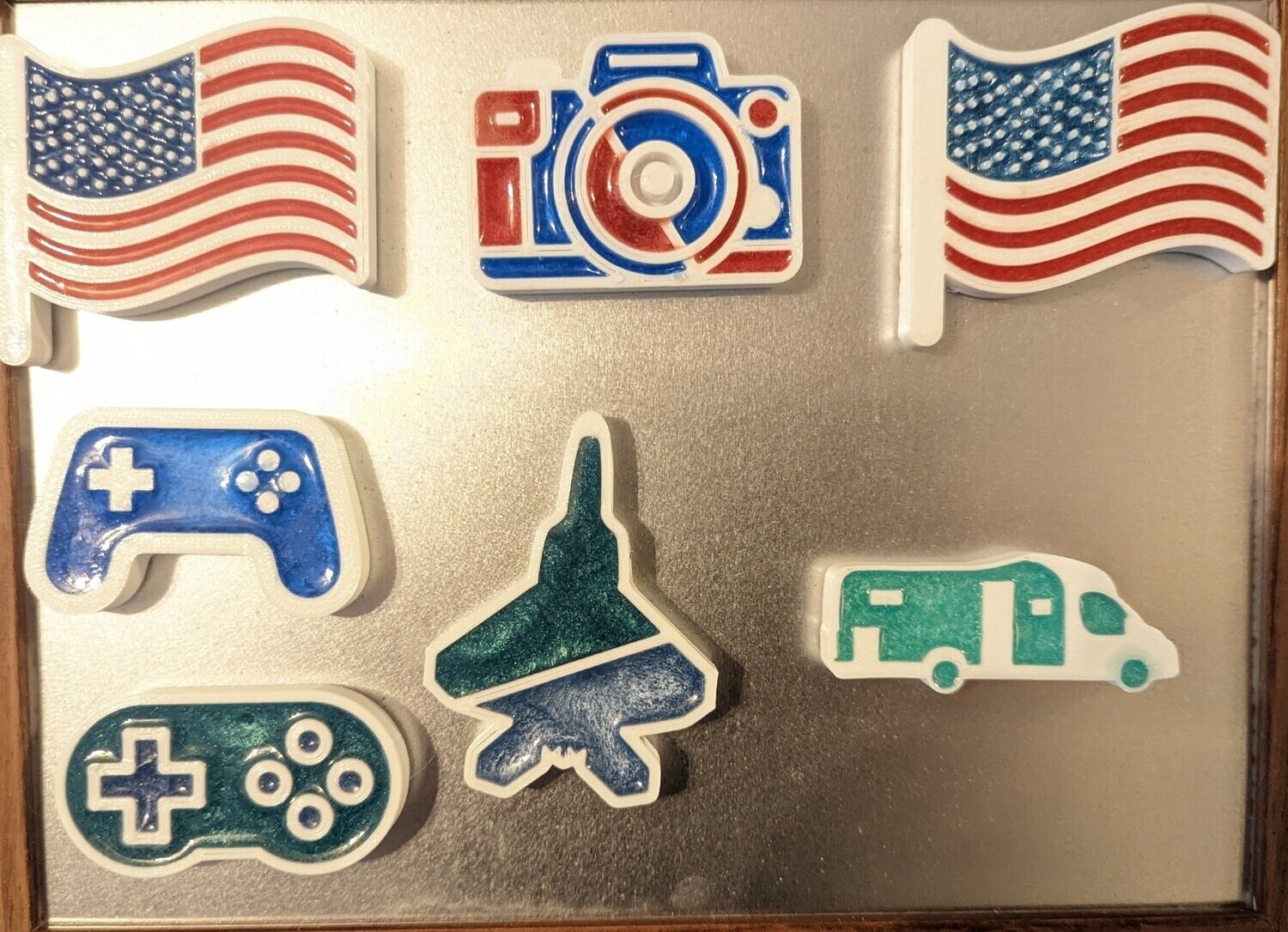 Branded Magnet 3D Print Epoxy Fill in Bulk