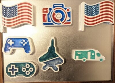 Branded Magnet 3D Print Epoxy Fill in Bulk