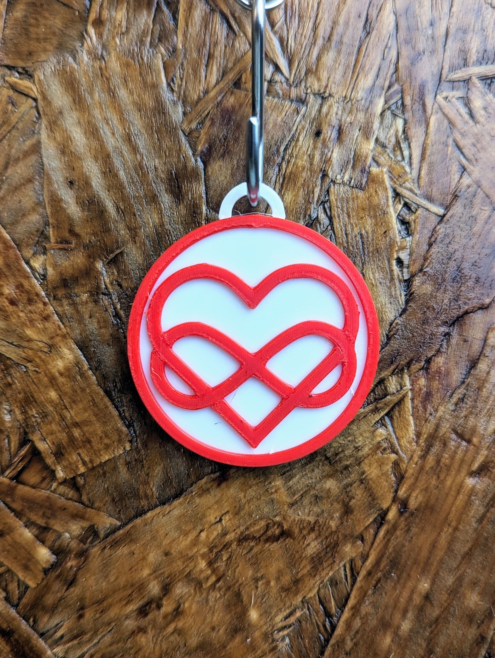 Infinite Love Round Necklace Pendant