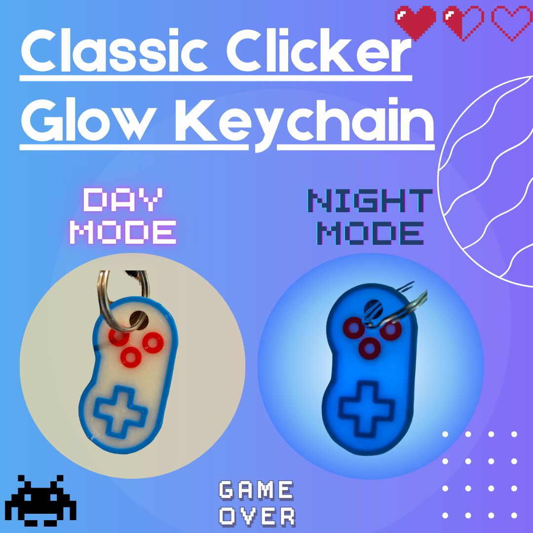 Classic Clicker Glow Keychain