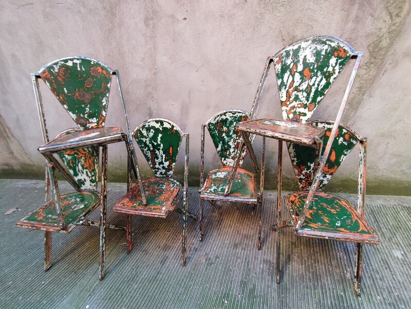 Sedia ferro vintage