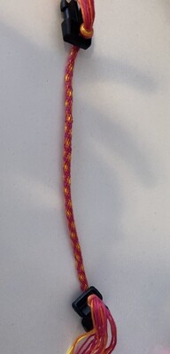 Fabulous Flowers Bracelet: Pink, Orange, Yellow